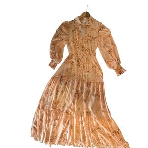 Flying Tomato Elegant Long Flowing Dress. Size S.